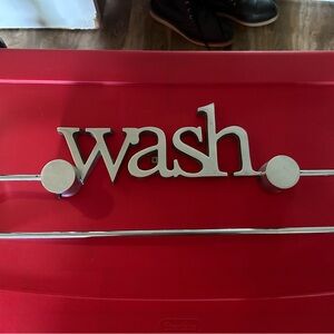 Silver 'Wash' Wall Decor